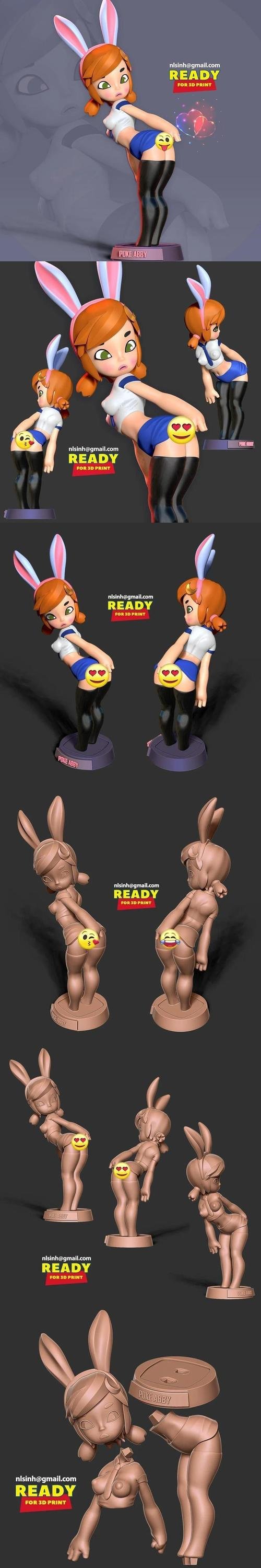 Poke Abby Fanart – 3D Print