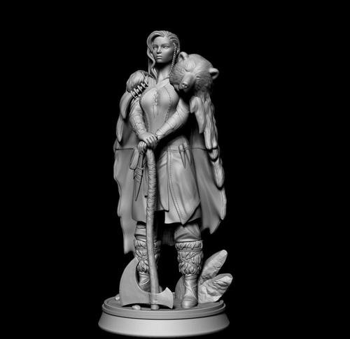 Barbarian Woman – 3D Print