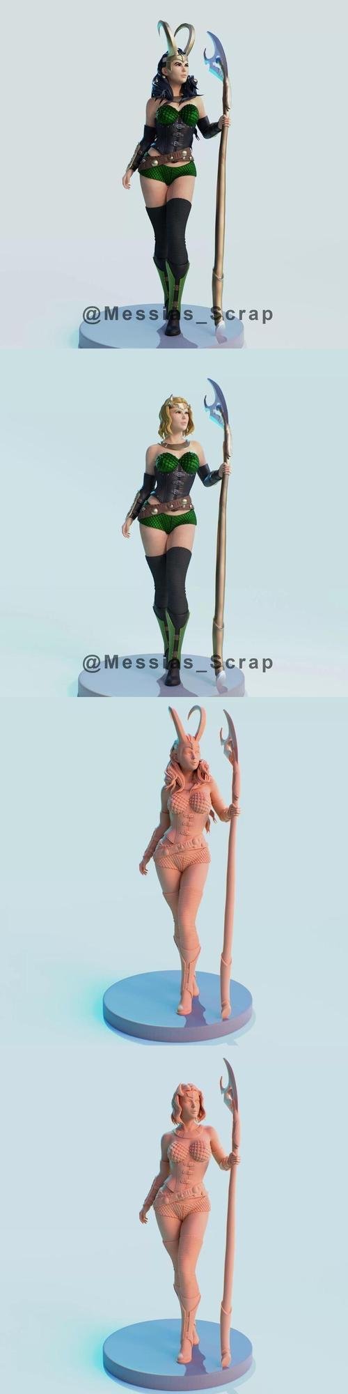 Lady Loki – 3D Print