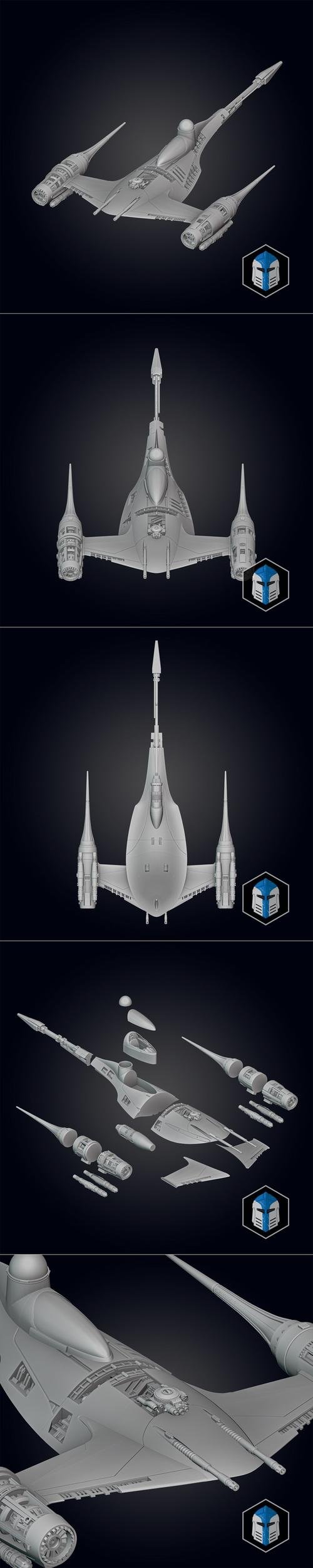 Mando's N-1 Starfighter – 3D Print