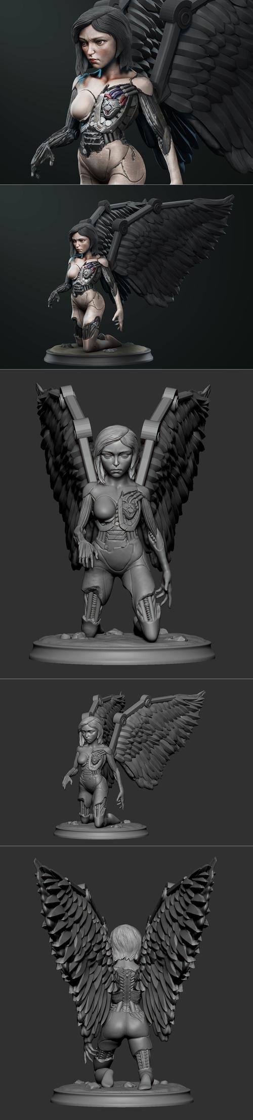 Alita Battle angel statue – 3D Print