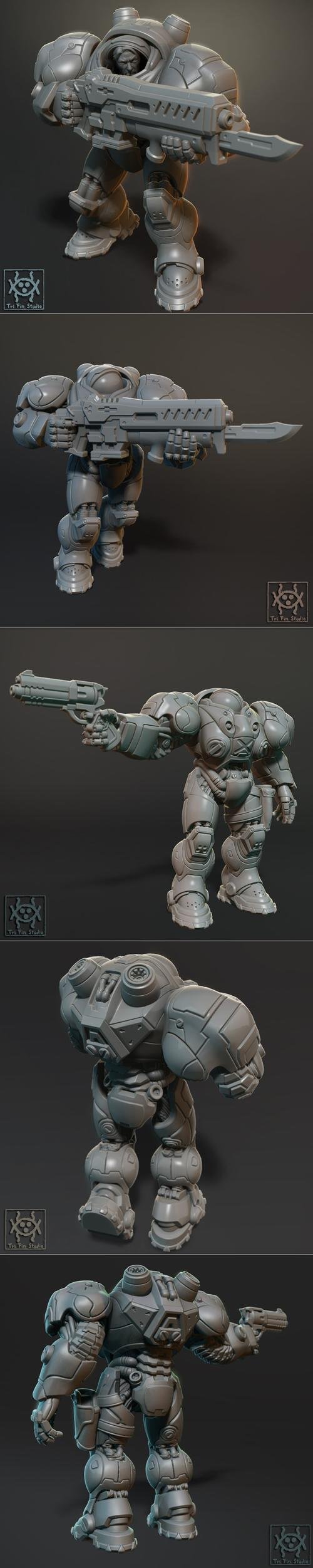 Starcraft Marines – 3D Print