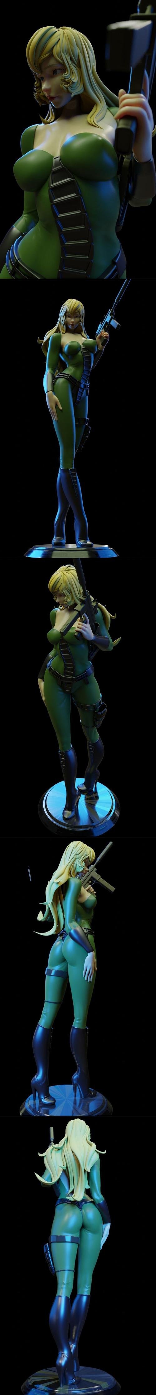 Space Adventure Cobra-JANE ROYAL – 3D Print