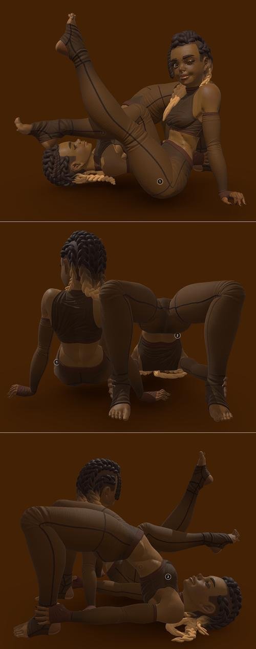 Yoga Girl – 3D Print