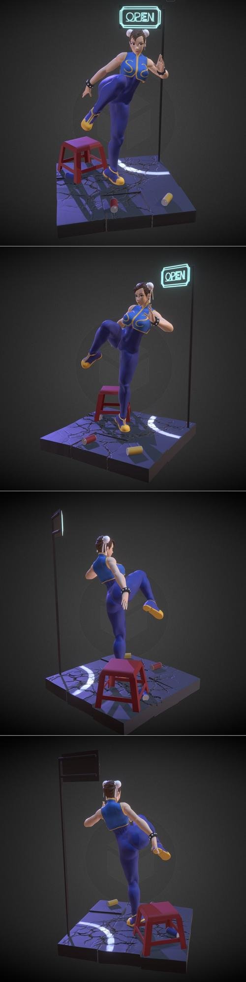 Chun Li – 3D Print
