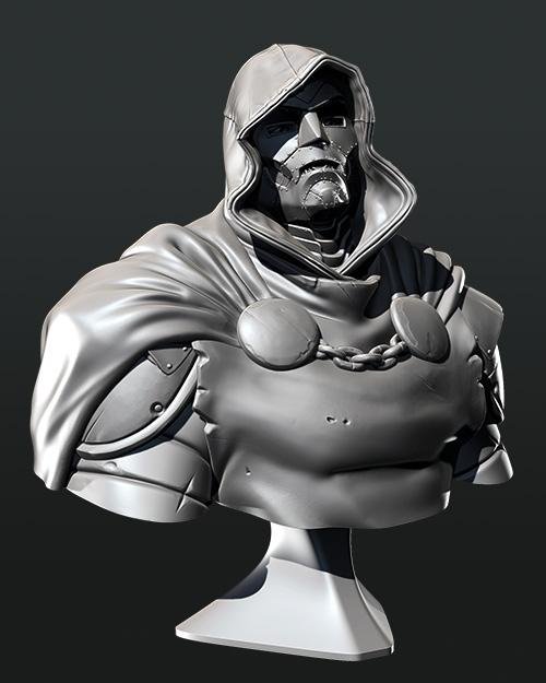 Doctor Doom Bust – 3D Print