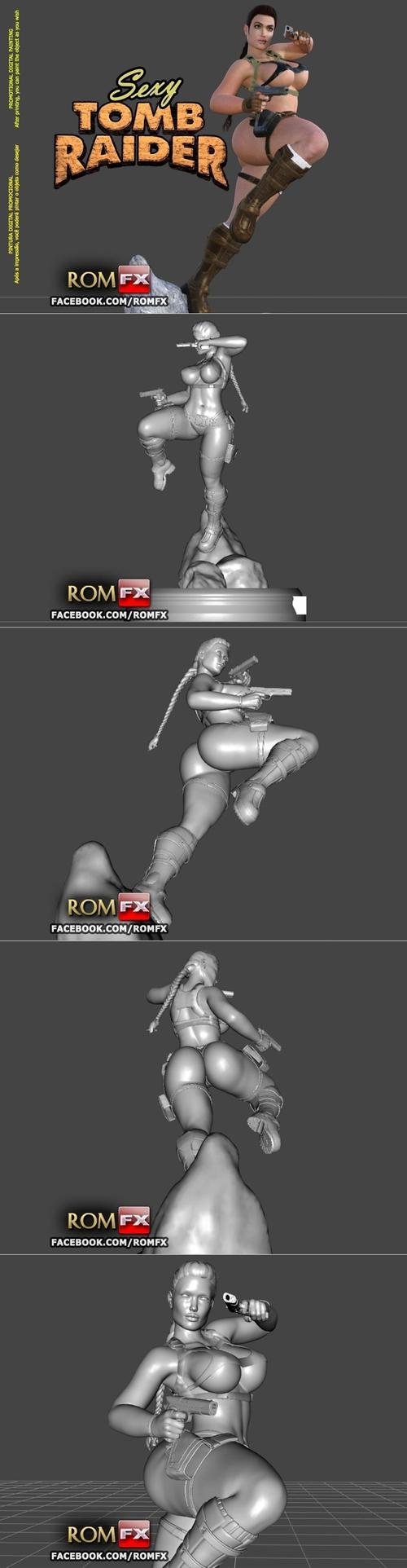 Lara Croft Sexy Tomb Raider – 3D Print