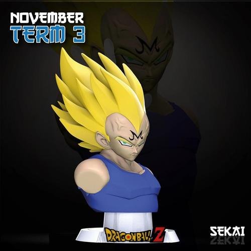 Vegeta Bust Sekai – 3D Print