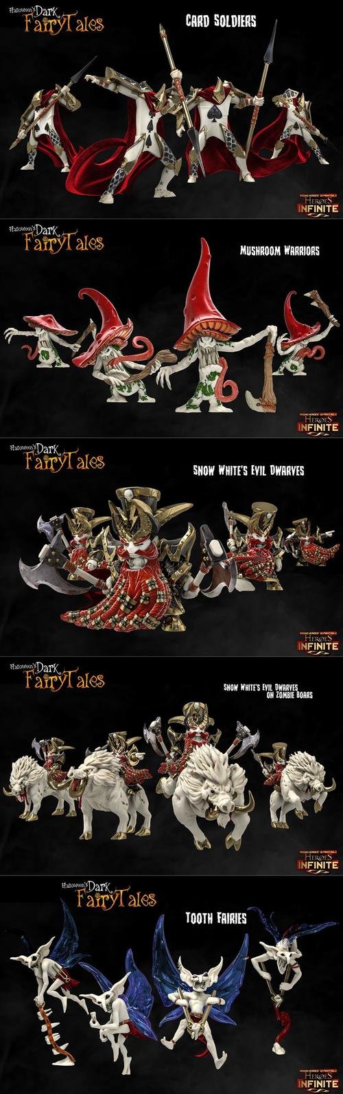 Heroes Infinite – Complete Troops – 3D Print