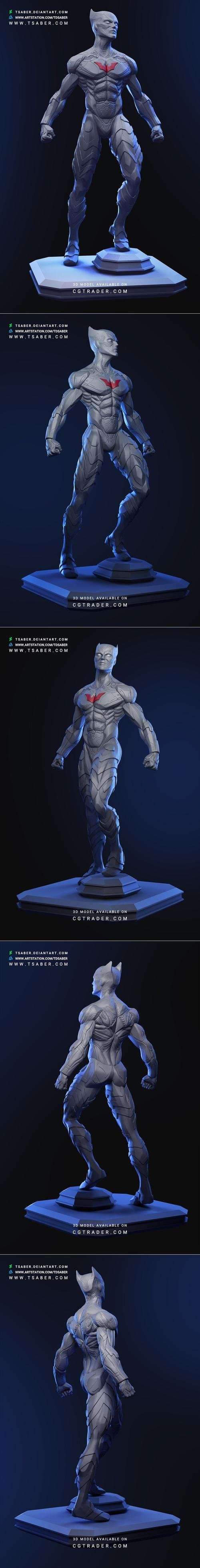 Batman Beyond Statue – 3D Print