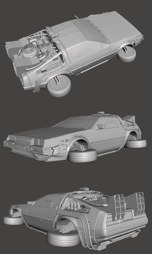 DELOREAN  Ready Player One PRINT DG – 3D Print