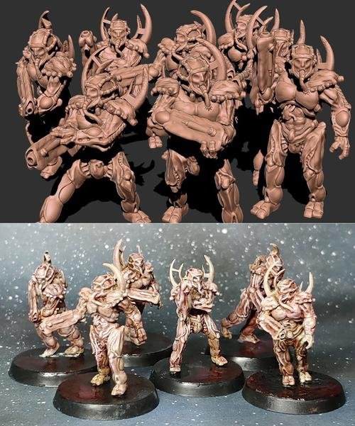 Cabal of the Twisted Mirror - Screamer Squad – 3D Print