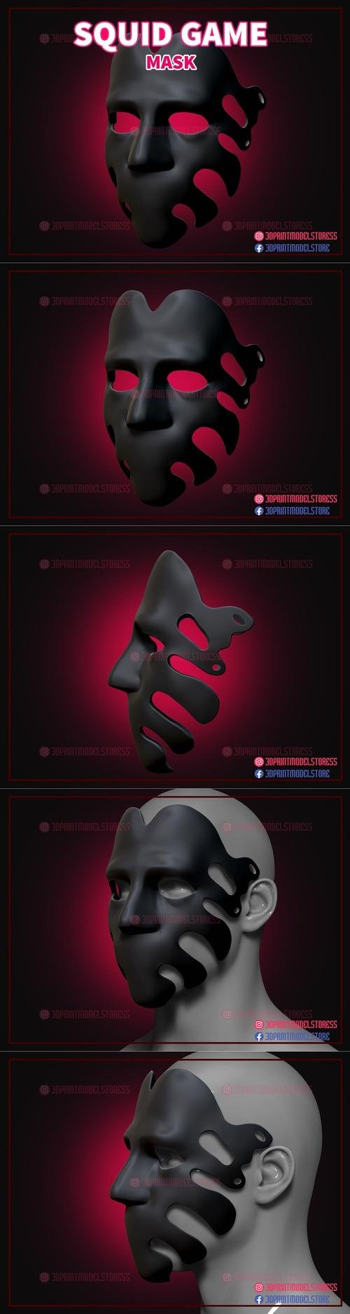 Squid Game Mask – 3D Print