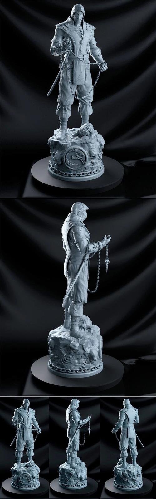 Scorpion Mortal kombat – 3D Print