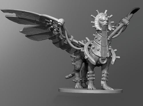 Nightmare Sphinx – 3D Print
