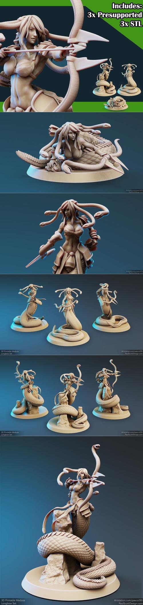 Medusa Elites Bundle Longbow – 3D Print