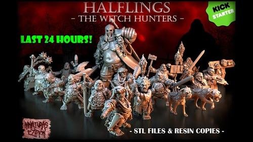Halflings Witch Hunters – 3D Print
