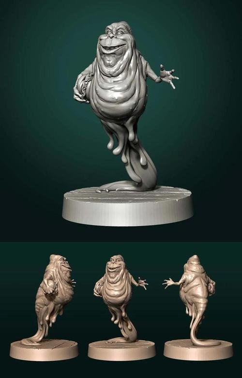 Slimer with Hamburger – 3D Print