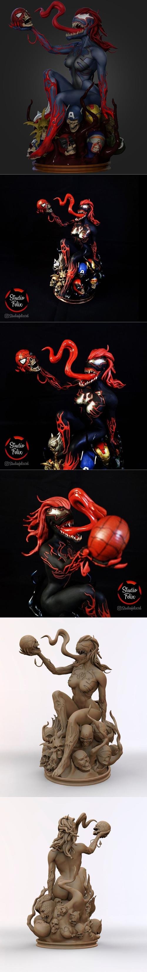 Mary Jane Venom – 3D Print