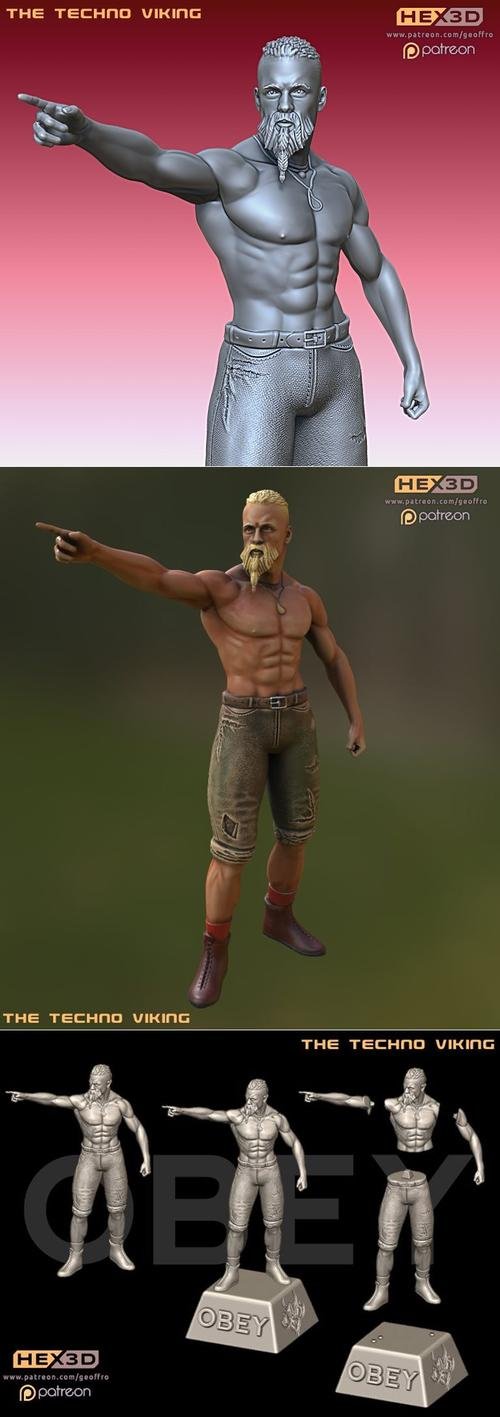 The Techno Viking – 3D Print