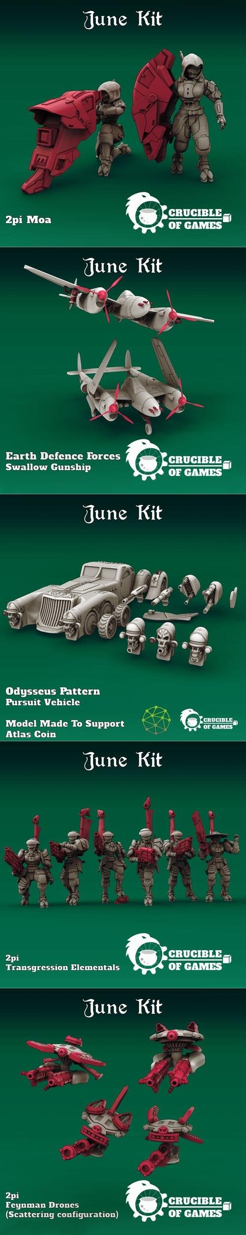 Crucible of Games June 2021 – 3D Print