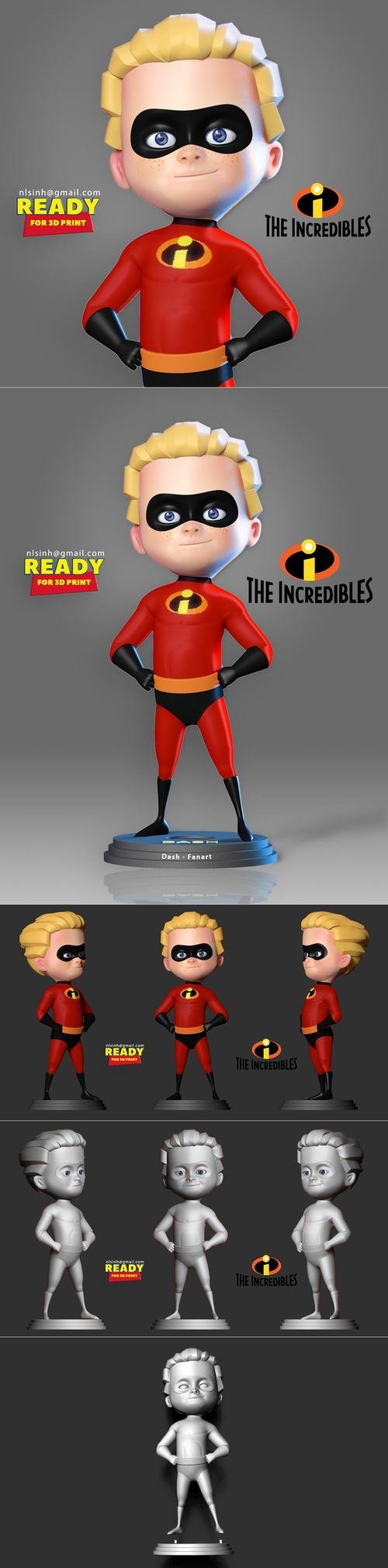 Dash Parr – 3D Print