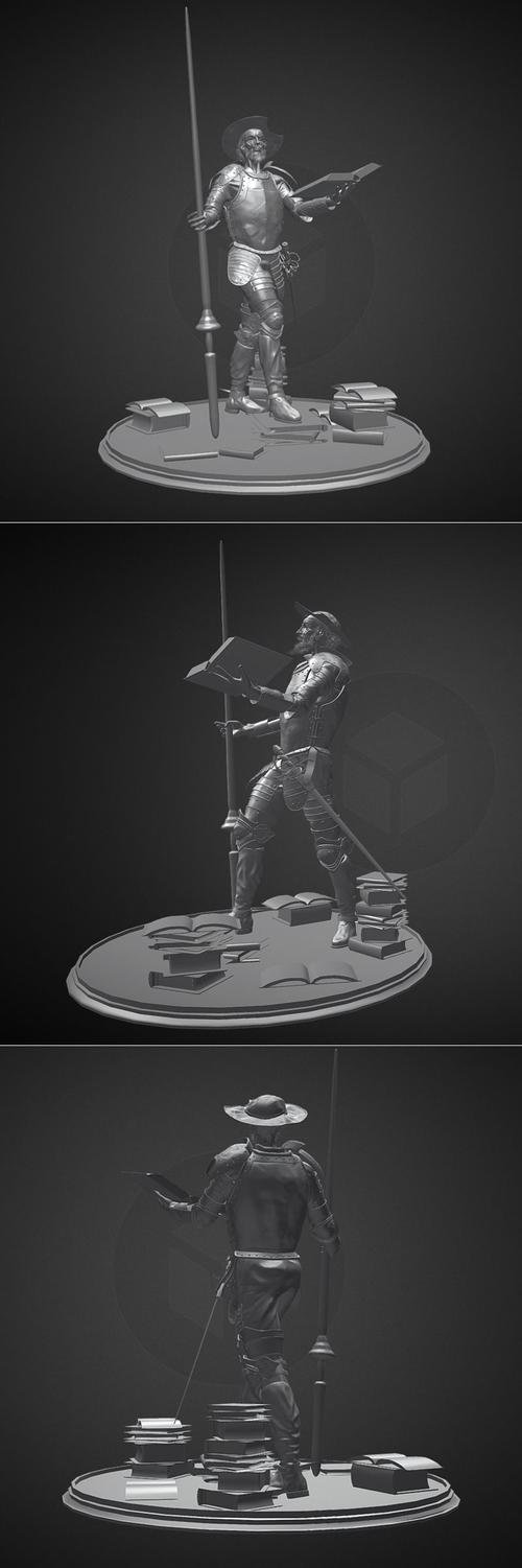 ﻿Don Quijote – 3D Print » Free download Oneddl freeware website