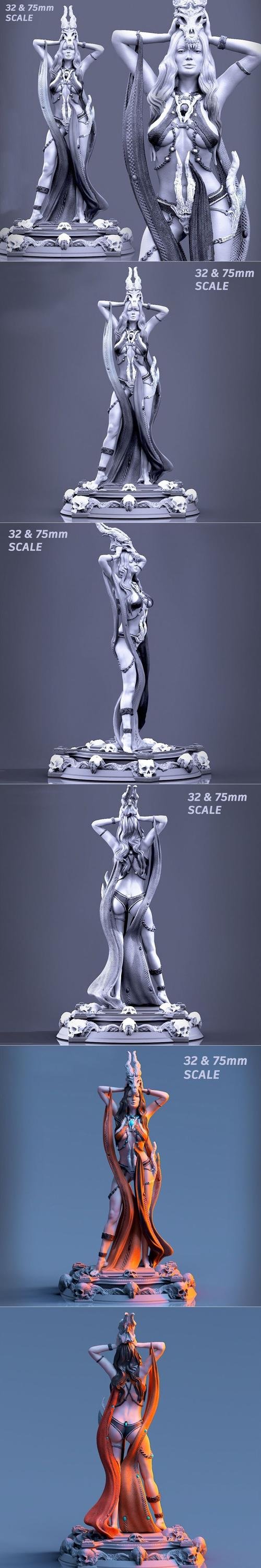 Boneflesh Dragon Necromancer – 3D Print