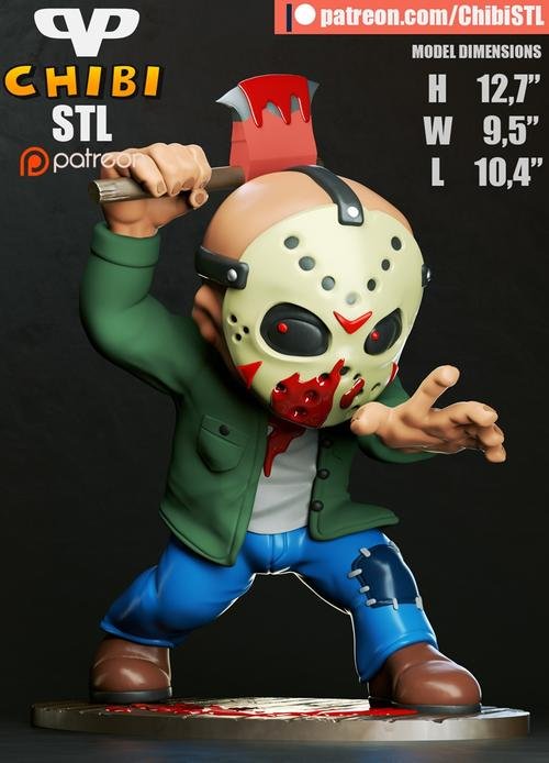 Jason Voorhees Chibi – 3D Print