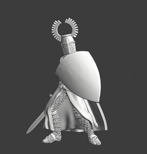 Medieval Teutonic Grand master – 3D Print