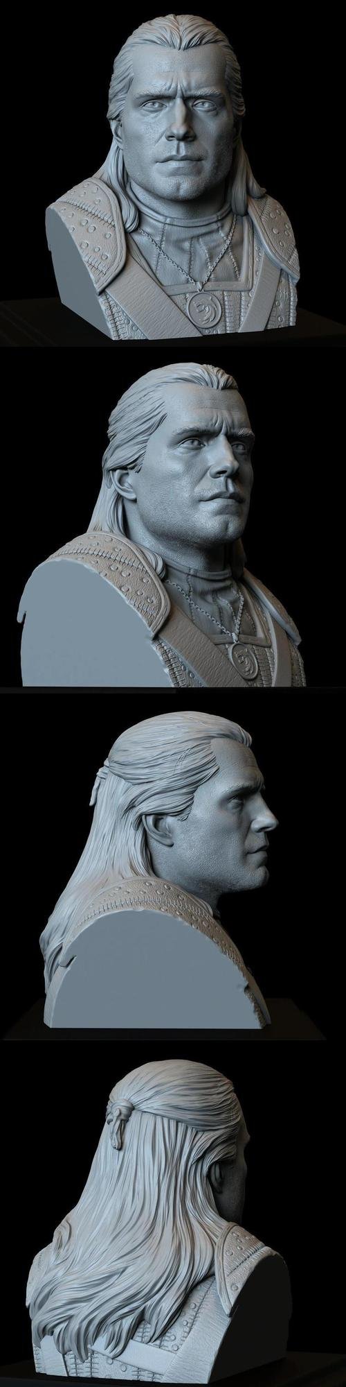 Geralt Bust – 3D Print