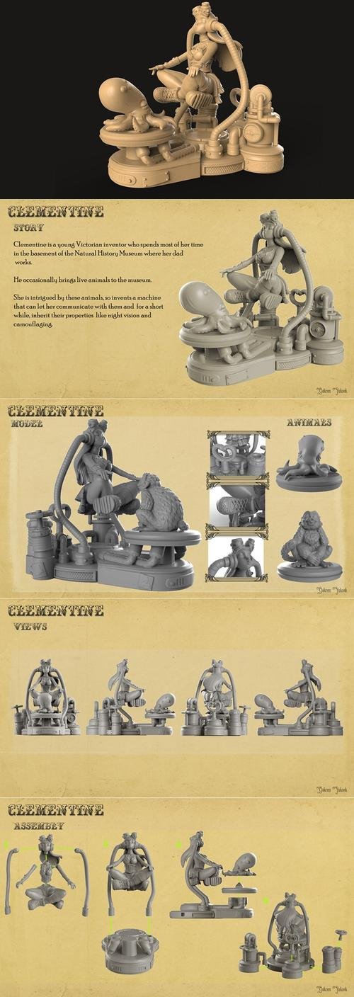 Clementine – 3D Print