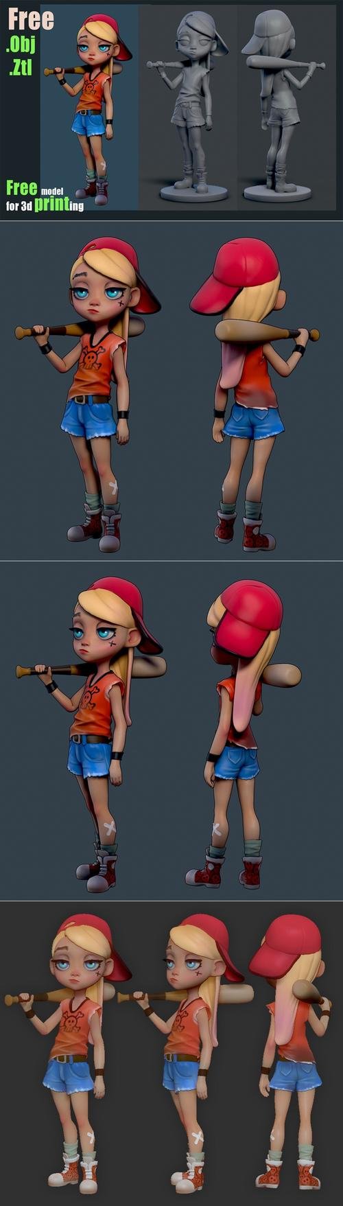 B-girl – 3D Print