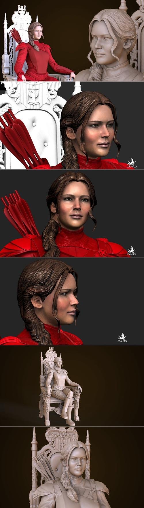Hunger Games Katniss Everdeen – 3D Print