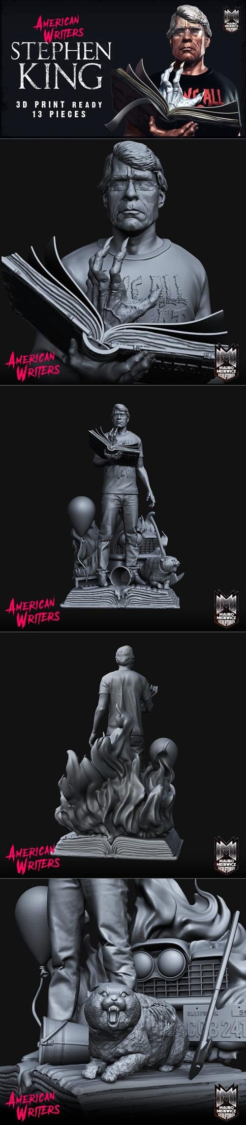 Stephen King – 3D Print