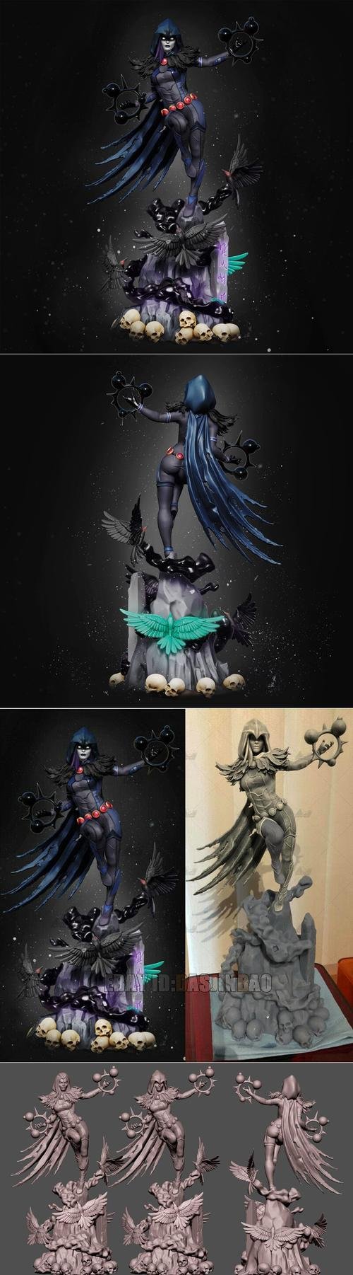 Raven – 3D Print