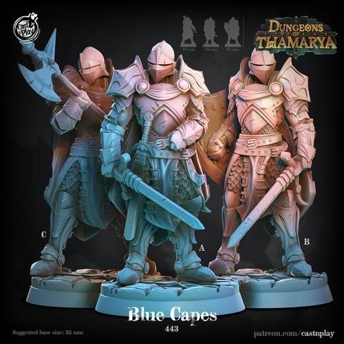 Blue Capes – 3D Print