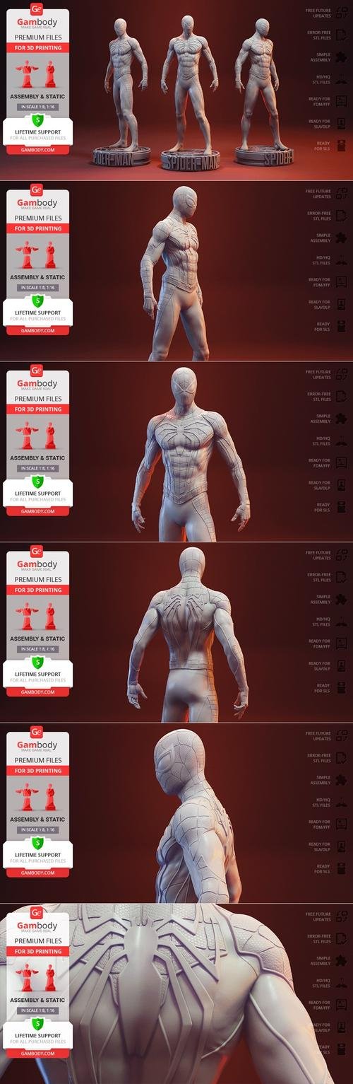 Spider-Man Game Suit – 3D Print