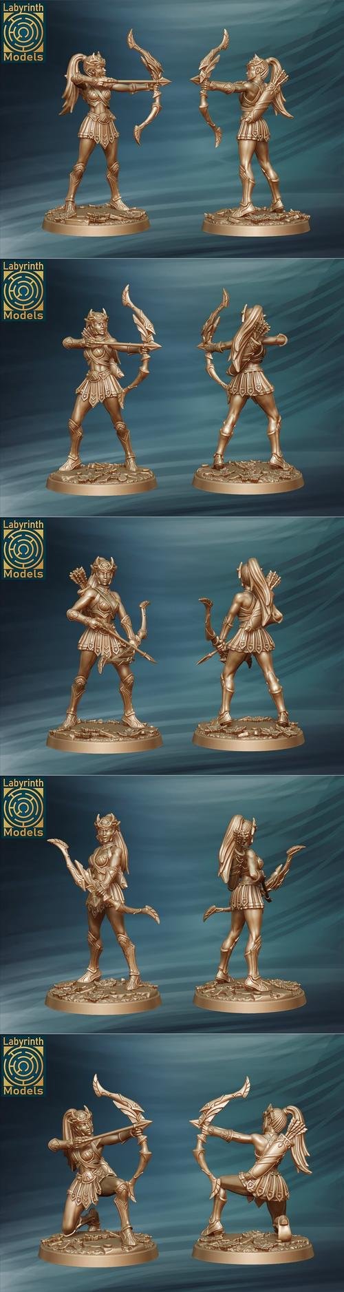 Daughter of Artemis part 1-5 – 3D Print