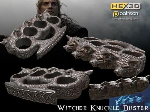 Witcher knuckles – 3D Print
