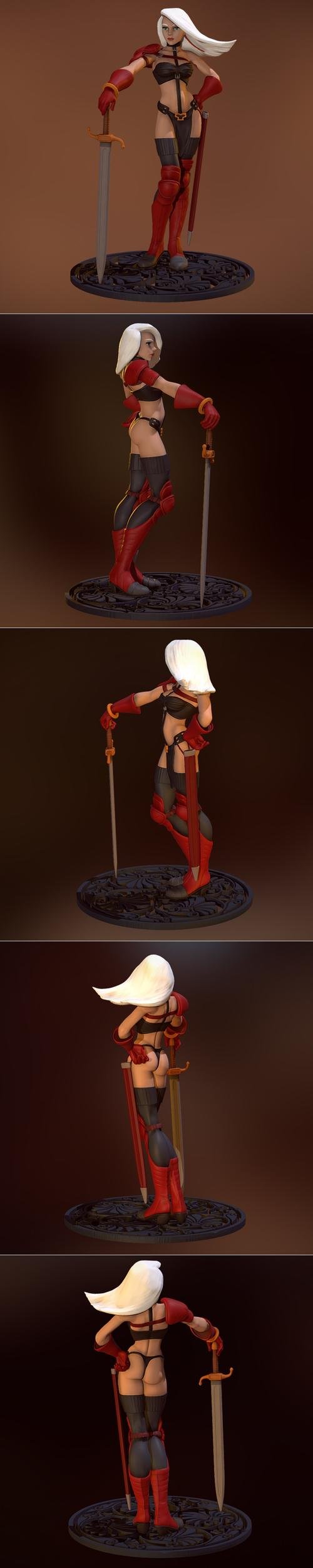 Taarna Pinup – 3D Print