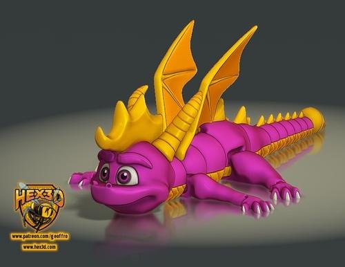 Spyro Articulated V1 – 3D Print