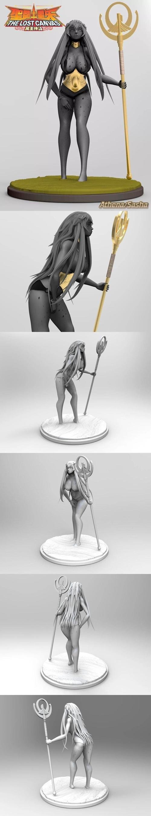 Athena-Sasha Saint Seiya Lost Canvas Summer – 3D Print