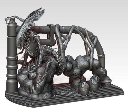 Alienqueenw Eggs Diorama – 3D Print
