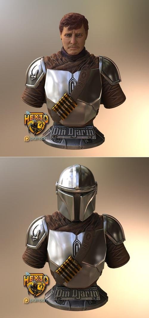 Din Djarin Bust – 3D Print