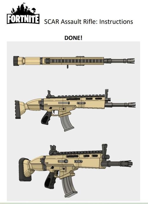 Fortnite br Legendary SCAR – 3D Print