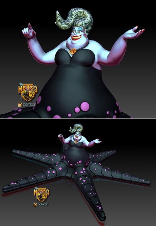 Articulated Ursula v1-2 – 3D Print