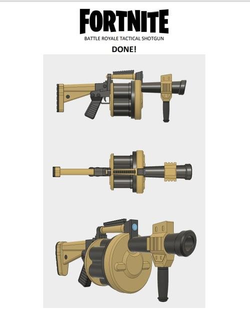 Fortnite Grenade Launcher – 3D Print