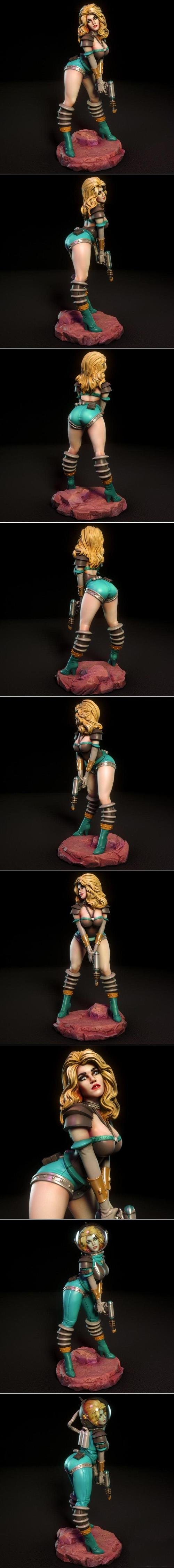 Janet Sci-fi Lady – 3D Print