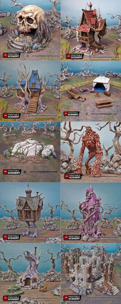 Shadowfey Wilds Complete – 3D Print